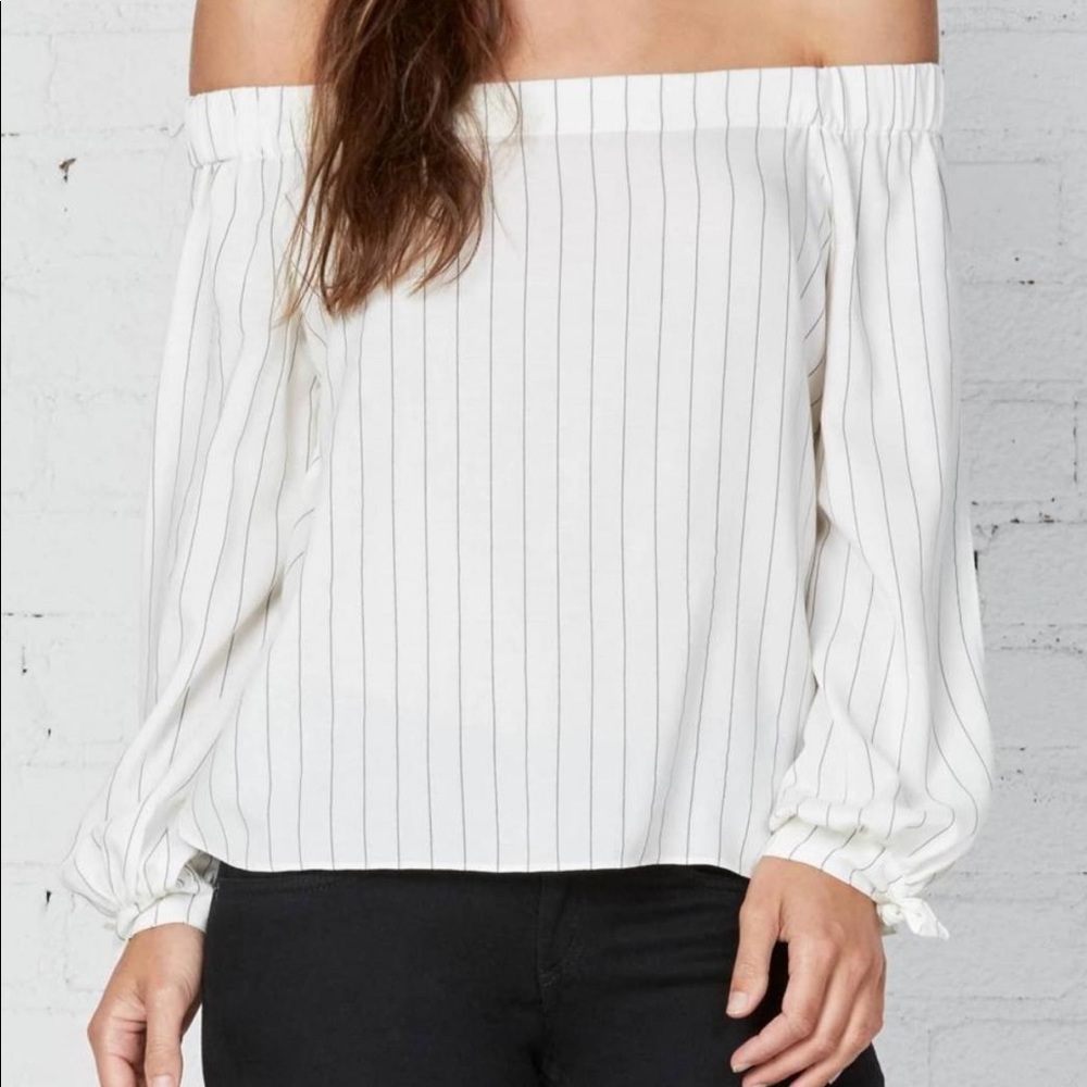 Bailey/44 White off the shoulder top